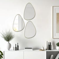 M&M Britta peili 35x50 cm kulta